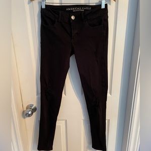 American eagle ripped skinny jeans